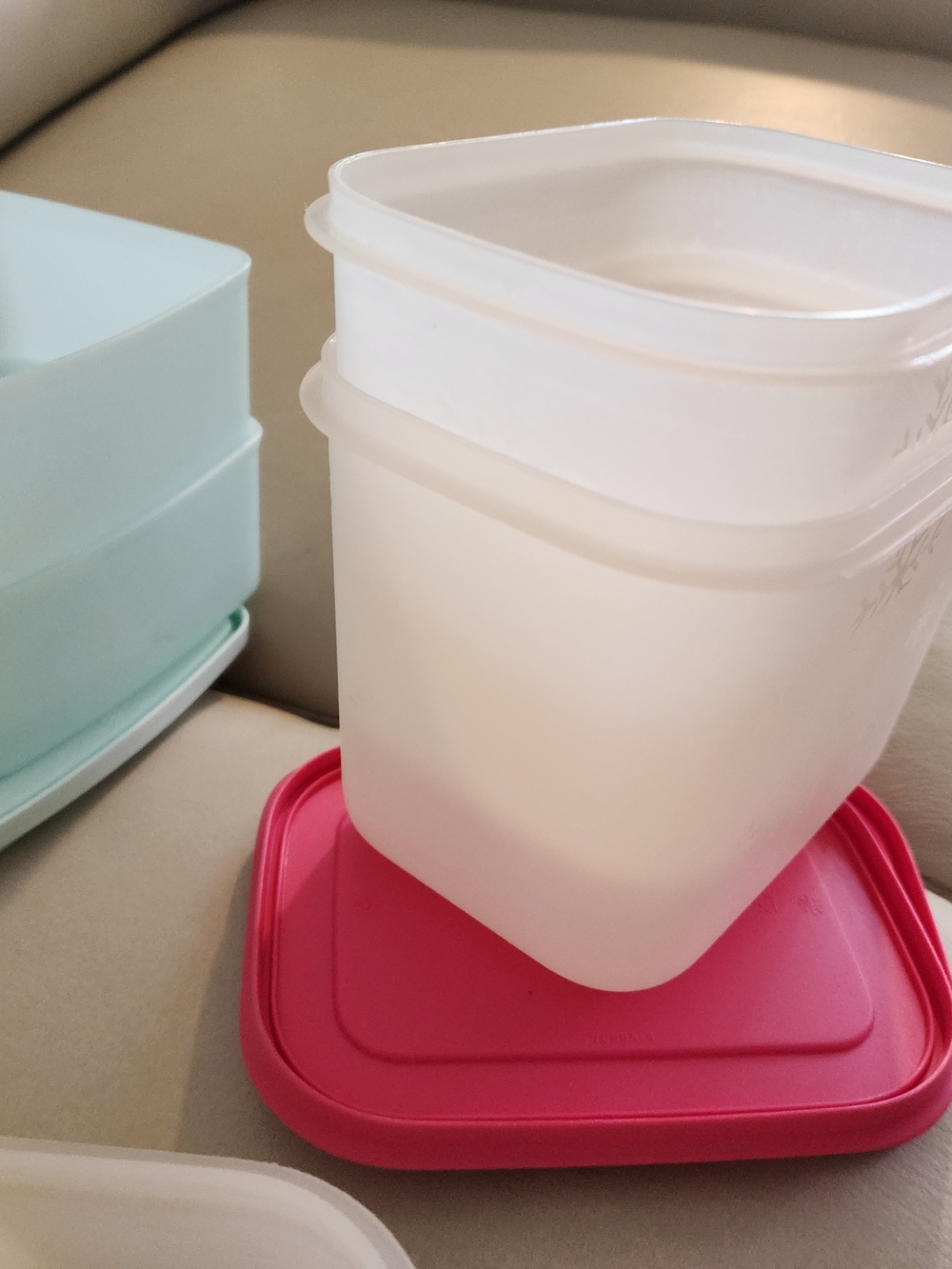 Assorted Color Food Storage Container Set - Multi-Color Tupperware - Picture 5 of 5